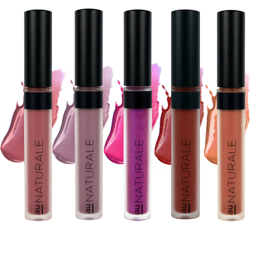 Au Naturale Cosmetics Lip Gloss Collection - Bold, 1 set