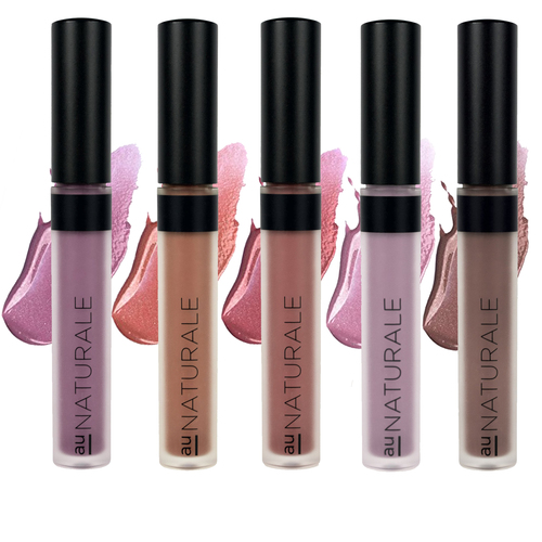 Au Naturale Cosmetics Lip Gloss Collection - Bold on white background