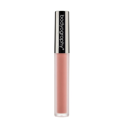 Bodyography Lip Lava Liquid Lipstick - Ash on white background