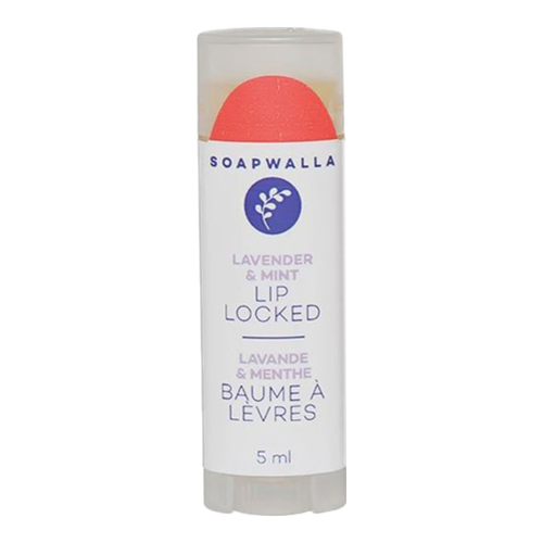 Soapwalla Lip Locked Lip Balm - Citrus Ginger on white background