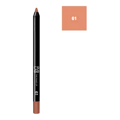 RVB Lab Lip Pencil Water Resistant 61 - Biscuit on white background