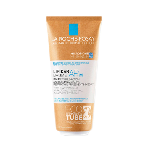 La Roche Posay Lipikar Balm AP+M Eco Tube on white background