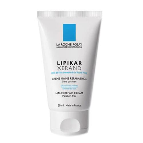 La Roche Posay Lipikar Xerand Hands on white background