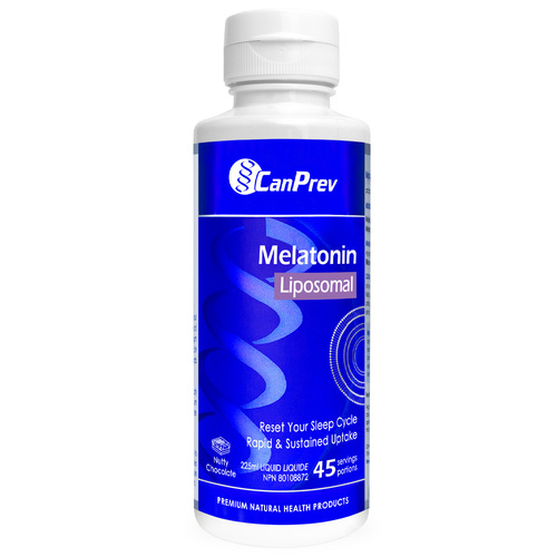 CanPrev Liposomal Melatonin - Nutty Chocolate on white background