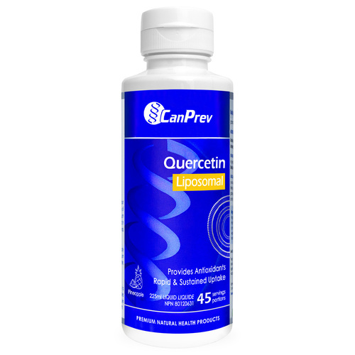 CanPrev Liposomal Quercetin - Pineapple on white background