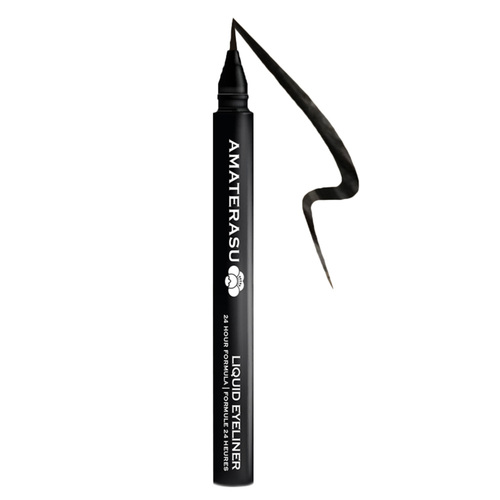 Amaterasu - Geisha Ink Liquid Eyeliner - Black on white background