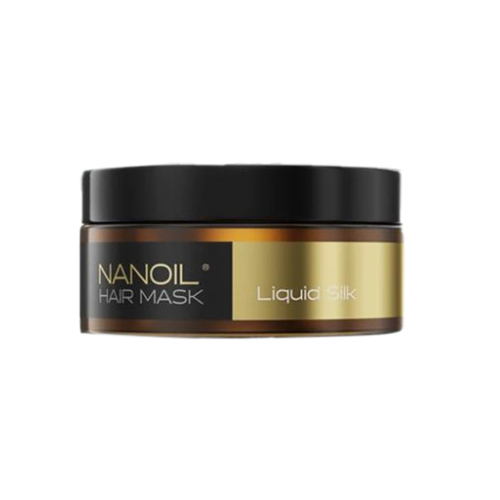 Nanoil  Liquid Silk Hair Mask on white background