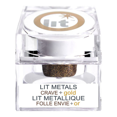 Lit Cosmetics Lit Metals - Addicted Gold on white background