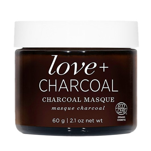 One Love Organics Love + Charcoal Masque on white background