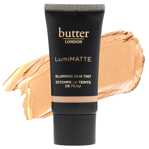 butter LONDON LumiMatte Blurring Skin Tint - Deep on white background