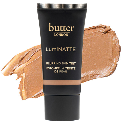 butter LONDON LumiMatte Blurring Skin Tint - Deep on white background