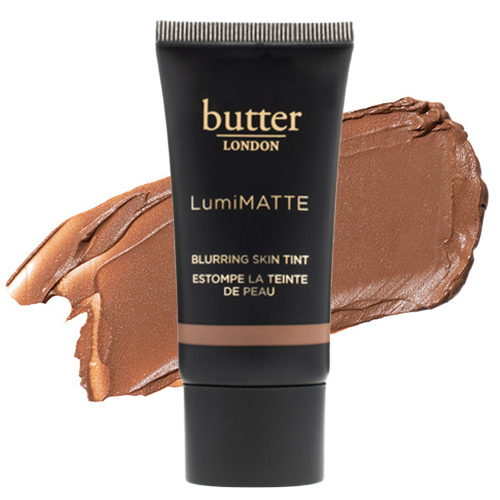 butter LONDON LumiMatte Blurring Skin Tint - Deep on white background