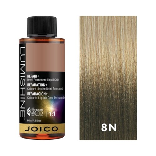 Joico LumiShine Demi Liquid Blue Violet Lightest Blonde - 10BV on white background