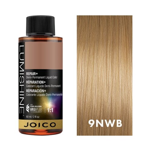Joico LumiShine Demi Liquid Blue Violet Lightest Blonde - 10BV on white background