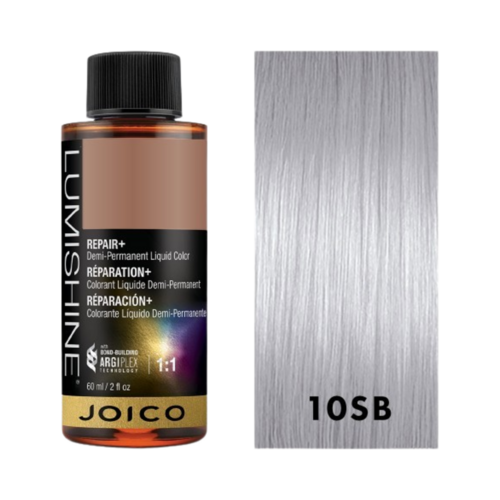 Joico LumiShine Demi Liquid Blue Violet Lightest Blonde - 10BV on white background