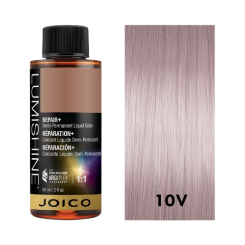Joico LumiShine Demi Liquid Blue Violet Lightest Blonde - 10BV on white background