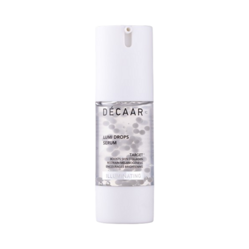 Decaar Lumi Drops Serum on white background