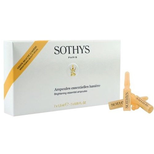 Sothys Brightening Essential Ampoules on white background