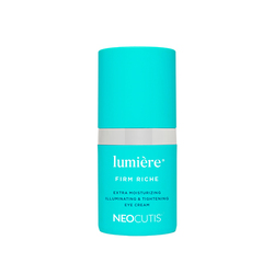 Lumiere Firm Riche Extra Moisturizing Illuminating and Tightening Eye Cream on white background