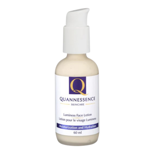 Quannessence Luminess Face Lotion on white background