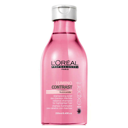 Loreal Professional Paris Lumino Contrast Shampoo on white background