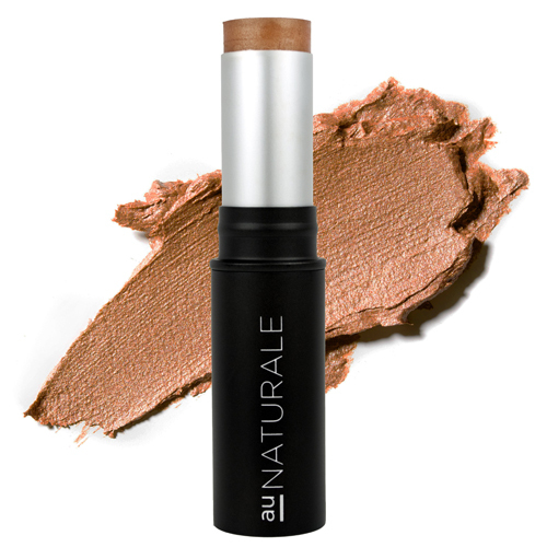 Au Naturale Cosmetics Luminous Creme Bronzer Stick - Caramel on white background