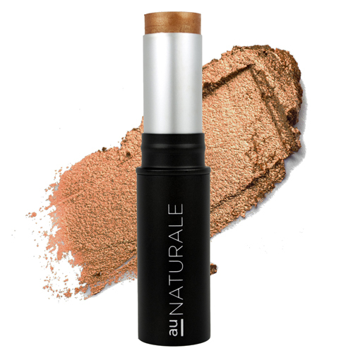 Au Naturale Cosmetics Luminous Creme Bronzer Stick - Caramel on white background