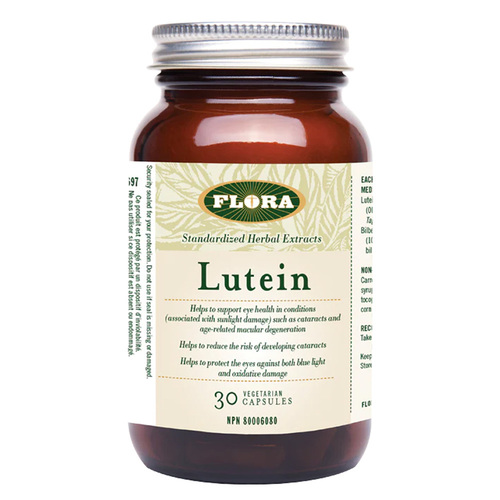 Flora Lutein on white background