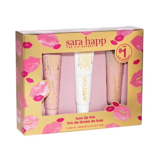 Sara Happ Luxe Lip Trio Holiday Kit on white background