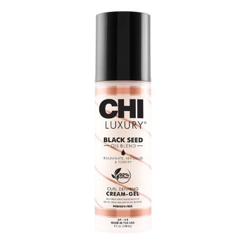 CHI Luxury Black Seed Curl Defining Cream Gel on white background