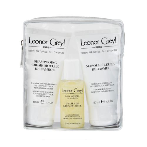 Leonor Greyl Luxury Travel Kit for Dry Hair on white background