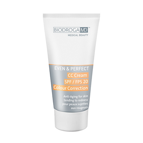 Biodroga MD Even and Perfect CC Cream LSF 20 Color Correction - For Skin tending to Redness, 40ml/1.4 fl oz