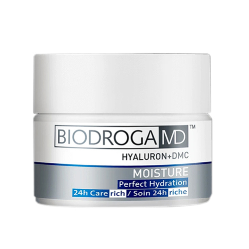 Biodroga MD Moisture Perfect Hydration 24hr Extra Rich Care on white background