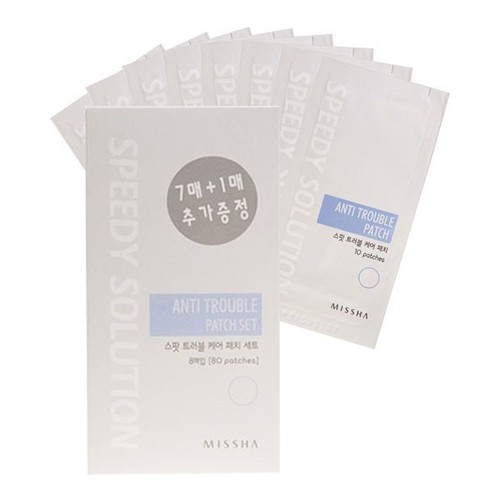 MISSHA Speedy Solution Anti-Trouble Patch Set on white background