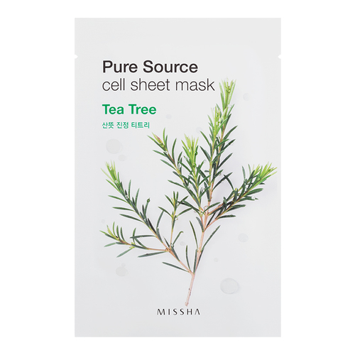 MISSHA Pure Source Cell Sheet Mask - Tea Tree, 1 sheet
