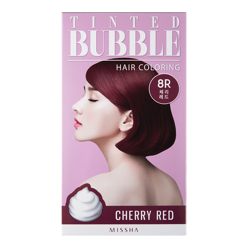 MISSHA Tinted Bubble Hair Coloring - Cherry Red, 1 set