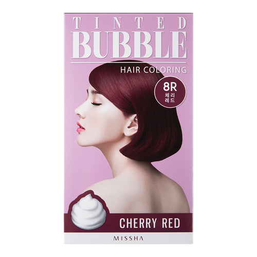 MISSHA Tinted Bubble Hair Coloring - Cherry Red on white background