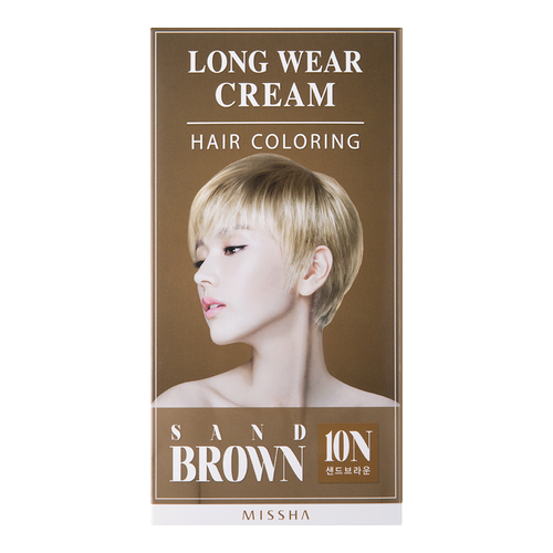 MISSHA Long-Wear Cream Hair Coloring - Black on white background