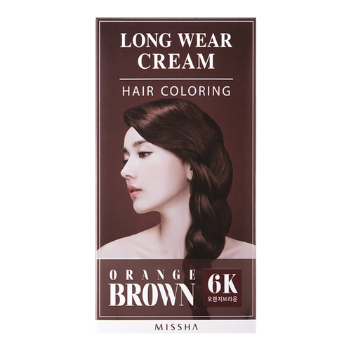 MISSHA Long-Wear Cream Hair Coloring - Black on white background