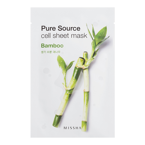 MISSHA Pure Source Cell Sheet Mask - Bamboo, 1 sheet