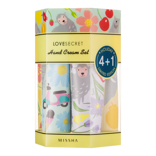 MISSHA Love Secret Hand Cream Set - Holiday Limited Edition, 5 pieces