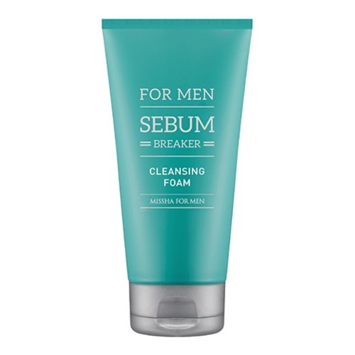 MISSHA For Men Sebum Breaker Cleansing Foam, 150ml/5.1 fl oz