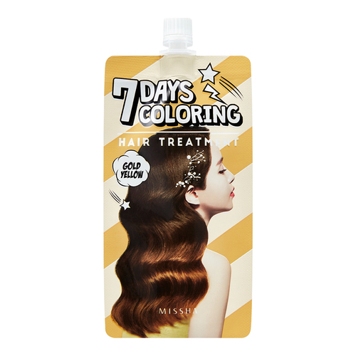 MISSHA Seven Days Coloring Hair Treatment - Gold Yellow, 25ml/0.8 fl oz