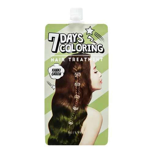 MISSHA Seven Days Coloring Hair Treatment - Cherry Red on white background