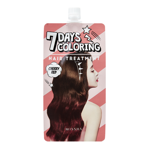 MISSHA Seven Days Coloring Hair Treatment - Cherry Red, 25ml/0.8 fl oz