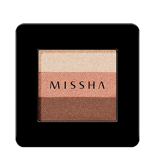 MISSHA Triple Shadow - No.14 | Dewy Apricot, 1 piece