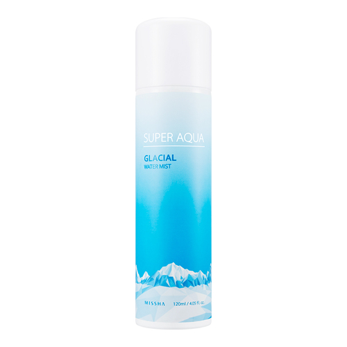 MISSHA Super Aqua Glacial Water Mist on white background