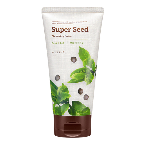 MISSHA Super Seed Cleansing Foam - Blueberry on white background