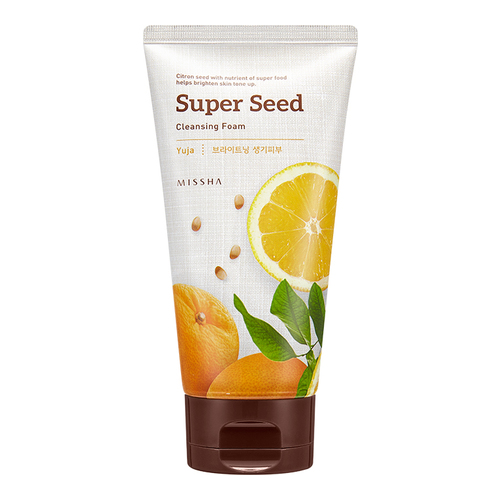 MISSHA Super Seed Cleansing Foam - Yuja, 150ml/5.1 fl oz