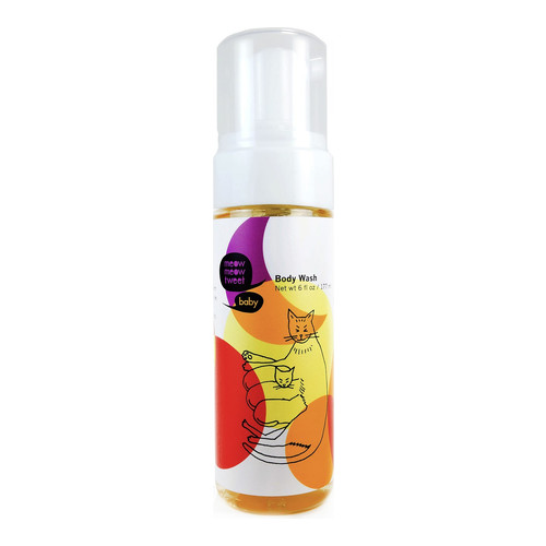 Meow Meow Tweet Baby Body Wash on white background